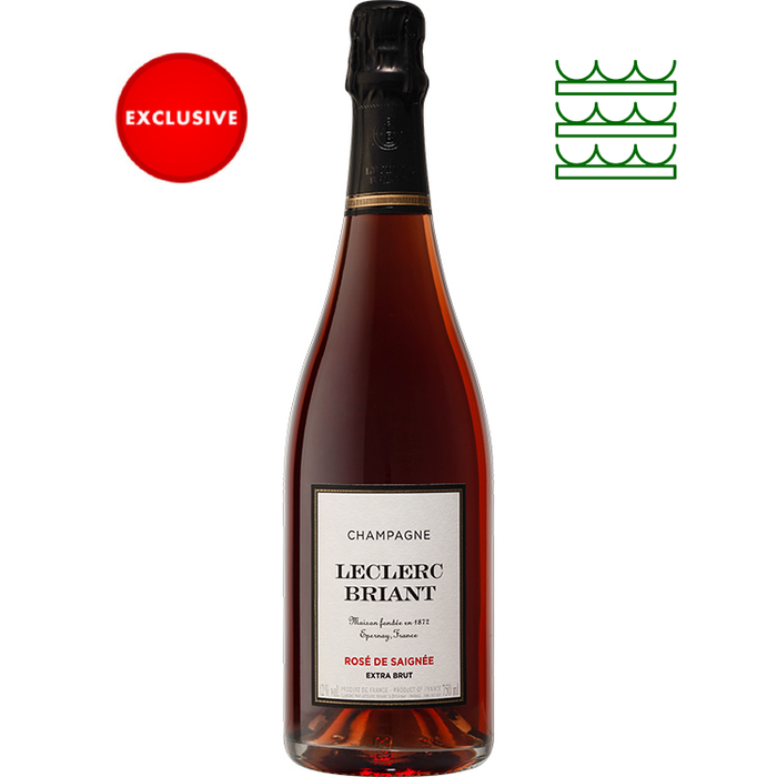 Leclerc Briant Champagne Rosé de Saignée Extra Brut NV