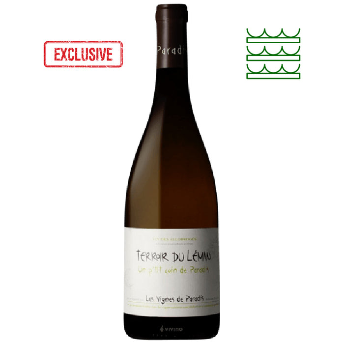 Les Vignes de Paradis Terroir du Léman "Un P’tit Coin de Paradis" 2020